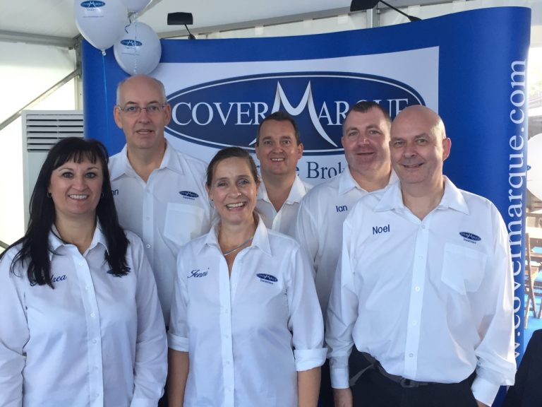 CoverMarque staff at the Showman's Show 2019