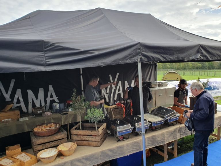 Nyama Catering in the Marquee Suppliers' Pavilion