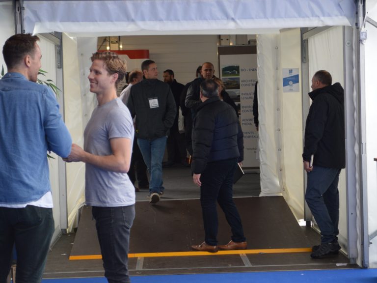 Entrance to the KUBE in the Marquee Suppliers' Pavilion