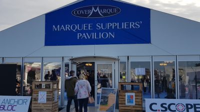 CoverMaqrue Temporary Structure Suppliers' Pavilion at the Showman's Show 2019