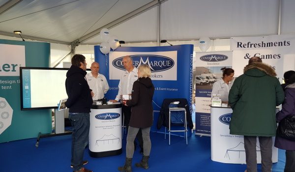 CoverMarque Stand at the Showman's Show 2019